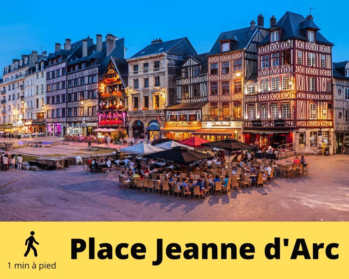 4 People+Free Street Parking+Cosy Centre Ville Apartment Rouen Exterior photo